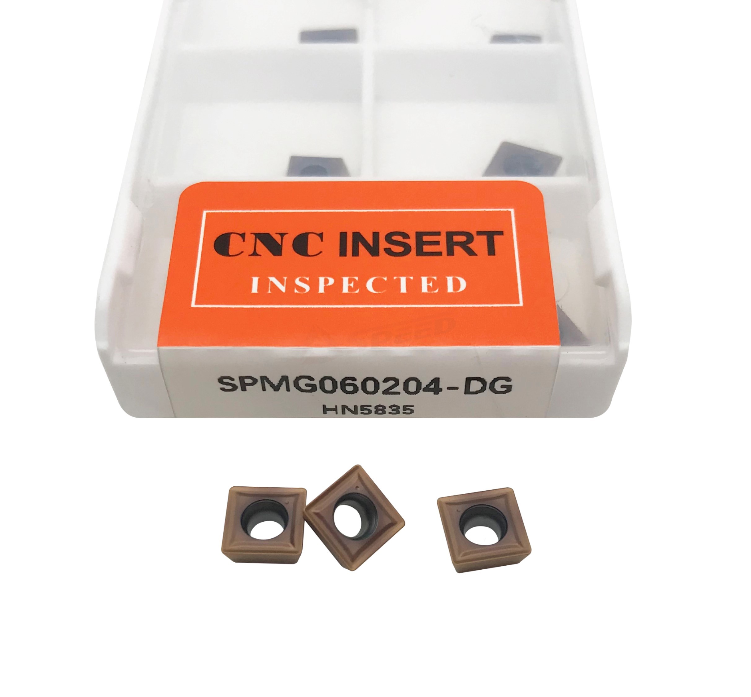 10 Inserti In Carburo IRON ROOT SPMG060204-PG TG1115 Per Trapano CNC U-Drill