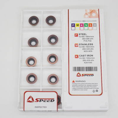 Round Carbide Thread Milling Inserts Multi Material RDMT1604 MO