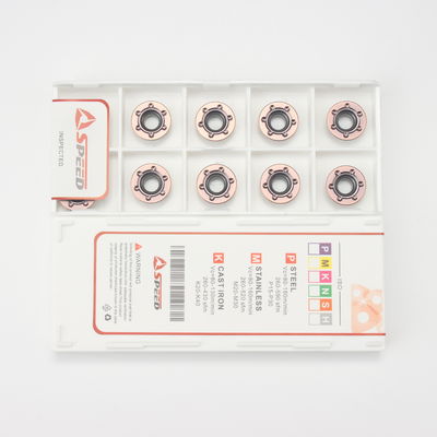 Thread Rdmt1204 Round Milling Inserts Durable Pvd Coating For Cutter